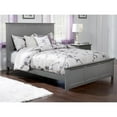 thumbnail image 2 of Pemberly Row Madison Queen Wood Foundation Bed with Matching Footboard in Grey, 2 of 5
