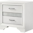 thumbnail image 4 of White 2 Bedroom Nightstand With Hidden Jewel Tray - Contemporary Design Storage, 4 of 6