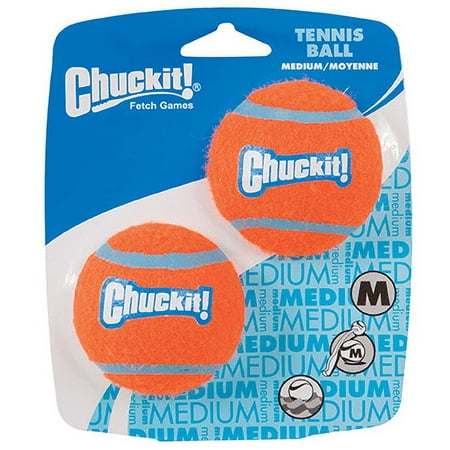 UPC: 0660048074021 | Chuckit! Tennis Ball Dog Toy  Medium  2 Count