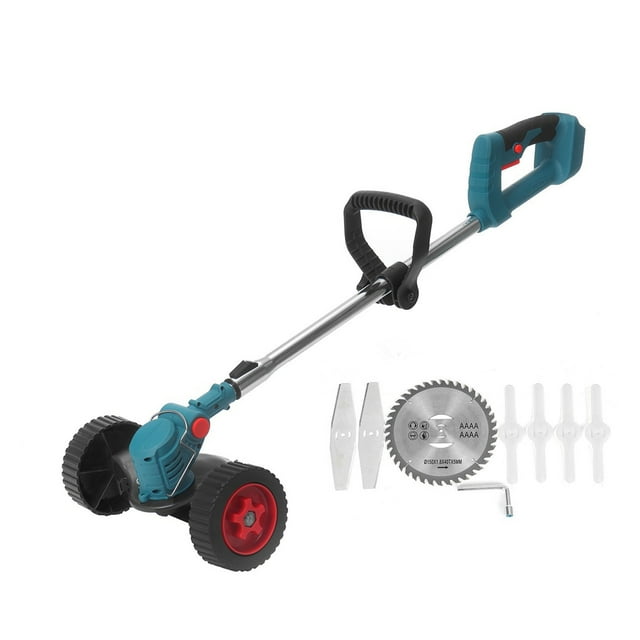21V Electric Grass Trimmer Cordless Lawn Mower Length Adjustable Cutter Garden Tools ,Easy to Use