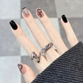 thumbnail image 4 of 24pcs Fake Press-on Nails Soft and Delicate Hand Decoration for Manicure Novice Beginner Glue, 4 of 9