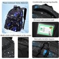 thumbnail image 5 of Sacs à Dos Roulants pour Garçons Bagages pour Enfants Sac à Dos à Roulettes pour l'École Garçons Sacs à Roulettes Espace-Galaxy Sac à Livres à Roulettes, 5 of 5