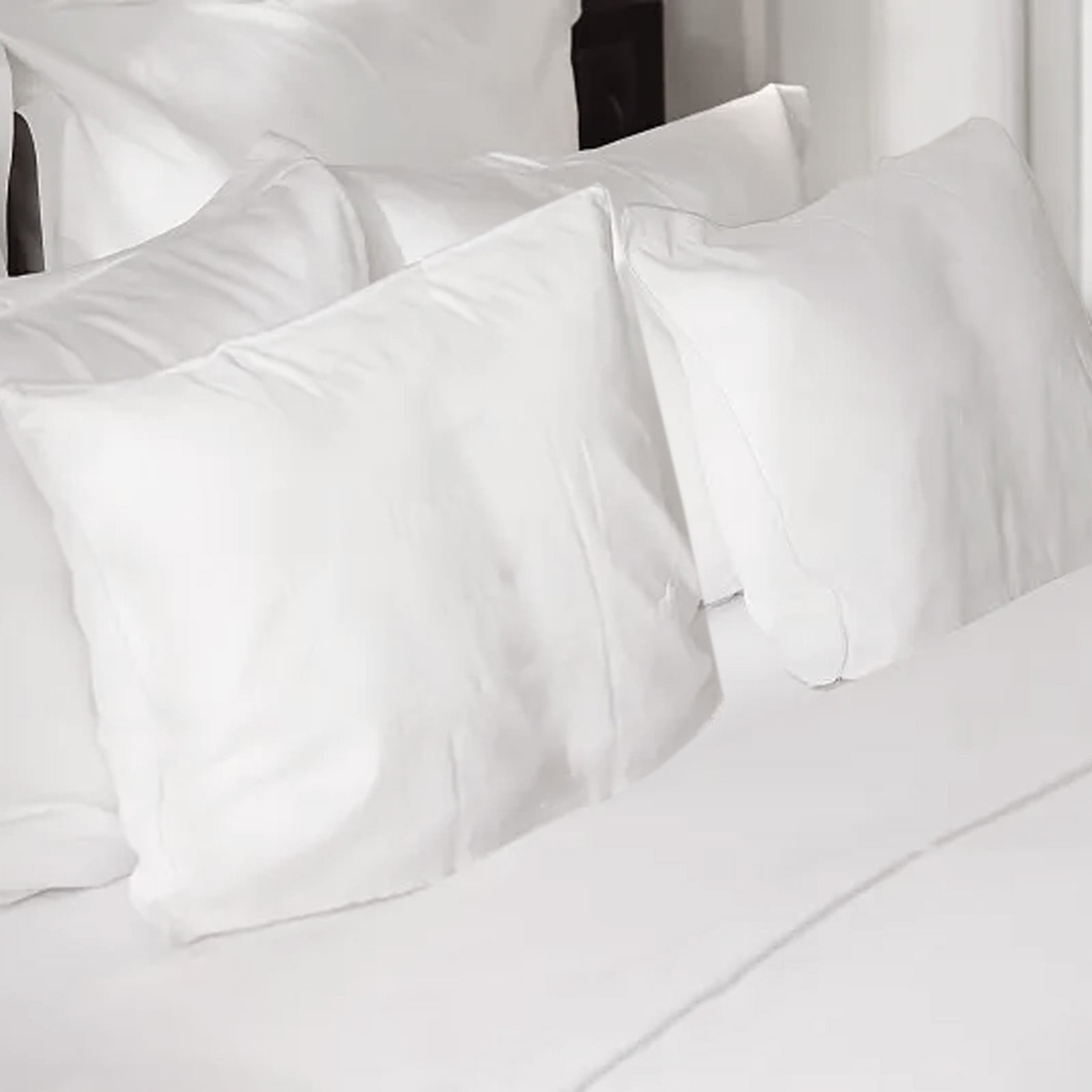 Pillows Standard Size Set of 1, Bed Pillows for Sleeping, Standard Pillows 2 Pack for Back, Stomach or Side Sleepers, Fluffy Pillows with Down Alternative, Machine Washable, Soft