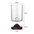 thumbnail image 2 of Juego de vasos de whisky de montaña de 10 - vasos de whisky - vaso soplado - vaso para beber, 2 of 5