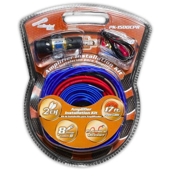 Kit de Instalación Audiopipe PK1500CPR 100% Cobre Calibre 8