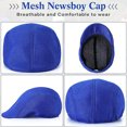 thumbnail image 4 of Newsboy Hats for Men - Vintage Casual Cap Spring & Summer Cotton Beret Hat - Men's Flat Cap Irish Hats, 4 of 7