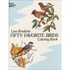 Dover Animal Coloring Books: Fifty Favorite Birds Coloring Book (Paperback)