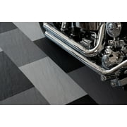 FlooringInc Slate Flex Nitro Tile 3mm Thick, 12" x 24", 14 tile pack, 28 Sq/Ft, Black