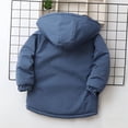 thumbnail image 6 of WRKEKC Kids Puffer Jacket Multi Cargo Pocket Hooded Full Zip Fleece Lined Thick Warm Long Sleeve Outdoor Outer Coats for 4-14 Years, 6 of 7