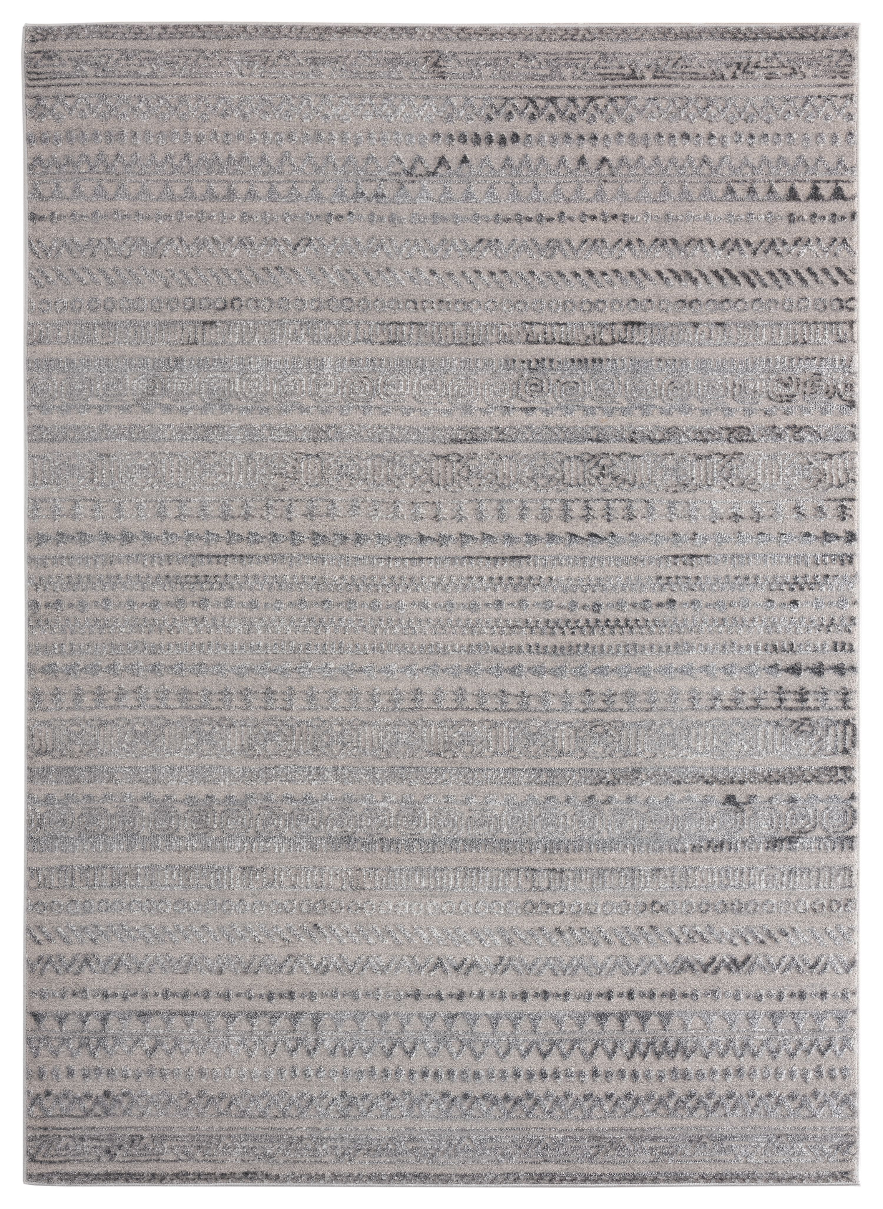 United Weavers Rasbora Venustus Bohemian Geometric Area Rug, Grey, 7'10" x 7'10"