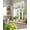 Blue Beige, variant on Yellow Sunflower Cow Farmhouse Kitchen Valances for Windows Black And White Check Plaid Valance Curtains for Kitchen /Living Room/Bedroom/ Bathroom Decor, 54"x18 " ,Rod Pocket 1 Panel,
