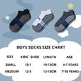 thumbnail image 5 of EALLCO 30 Pairs Boys & Girls Socks Ankle Lightweight Breathable Socks for 4-10 Years Old, 5 of 7