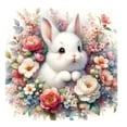 thumbnail image 1 of DIY Diamond Painting Colorful Flower Butterfly Rabbit cat Abstract Landscape Full Round Embroidery Stitch, 40*40cm, frame not included.,SHANG5201, 1 of 4