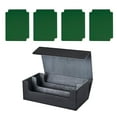 thumbnail image 2 of TISHITA Card Deck Box Can Holds 1200+ Cards Display Premium Sturdy Game Card Storage Black Gray Green, 2 of 8