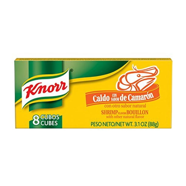 Knorr Bouillon Cubes, Shrimp 3.1 oz 3 Pack
