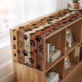 thumbnail image 6 of Table Runners 90 Inches Long Dress Scarves, Burnt Orange Brown Farmhouse Coffee/Dining/Kitchen Table Runner for Living Room, Farmhouse Dog Paw Vintage 13x90 Inch, 6 of 9