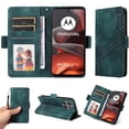 thumbnail image 1 of Funda GANGXUN para Motorola Moto G15 con diseño acolchado elegante, cuero PU, protección total y ajuste preciso, 1 of 5