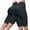 Black, variant on 2 Pack Women's Solid Color High Waisted Butt Lifting Jacquard Bubble Pattern Yoga Shorts, 5 Inch Stretchy Athletic Shorts for Summer Workout or Gym, Breathable and Comfortable Pink XXL