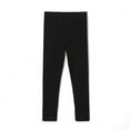 thumbnail image 3 of Toddler Girls Leggings Kids Solid Ankle Length Stretchy Footless Pants for 4-12 Little/Big Girl, 3 of 9