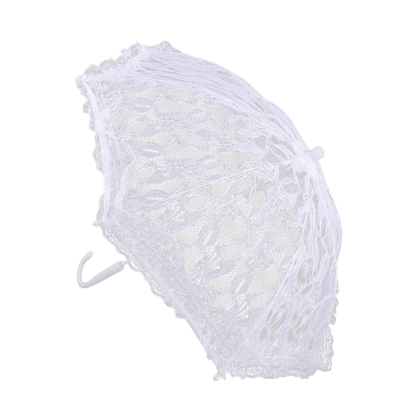 Paraguas de encaje para boda, regalo artesanal, accesorio de fotografía, paraguas para fiesta de damas de honor Estilo E