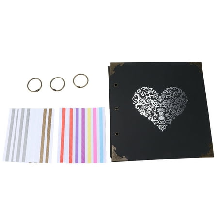 Scrapbooking Kits 25 Pages Blank Sticky Manual Diy Photo Album With Iron  Ring For For Wedding Travelling Anniversary