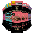 thumbnail image 1 of Ross Chocolates - Chocolate Bars - No Sugar Added with Stevia - Variety Pack x12, 1 of 5