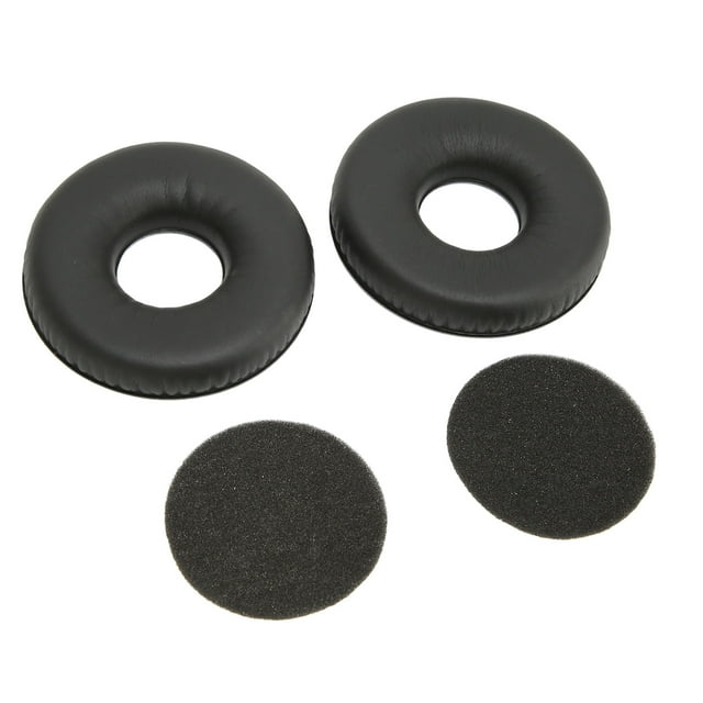 Almohadillas Para Auriculares, Almohadillas Para Los Oídos De Repuesto Conveniente Fácil Instalación Uso Cómodo Cuero Negro Resistente Para K142 HD Para K121