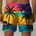 thumbnail image 4 of WRFWUL Men's Swim Trunks Quick Dry Bathing Suit Swimming Board Shorts Mesh Lining Hawaiian Beach Swimwear with Pockets, 4 of 5