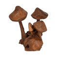 thumbnail image 5 of Sculpture Wood Mushroom-Inspired Design 13" Brown for Home Office Bedroom Living Room Decor, 5 of 10