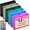 Colored, variant on Poly File Jackets & File Pockets,Heavy Duty 2" Expanding File Jacket Folders,Letter Size Manila File Folders,12 Pack Manila File Jackets with Straight Cut Tab,Job Folder for Office School