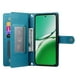 thumbnail image 5 of Funda de cartera GANGXUN para OPPO Reno 12F - Diseño de cuero premium, 9 ranuras para tarjetas, 5 of 6