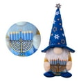 thumbnail image 2 of Chanukah Gnomes Figurine Dolls for Festival Handmade Plush Dwarf Dolls Figures for Table Display Decors, 2 of 8