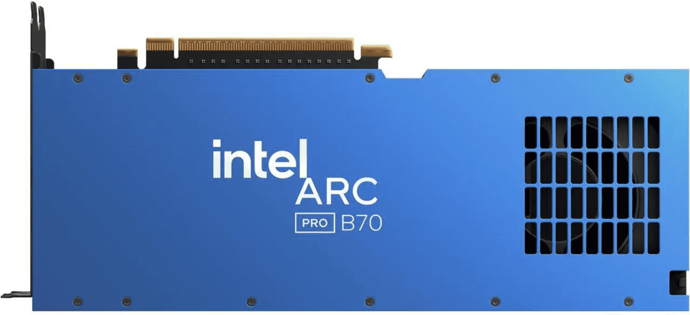 Inte Arc Pro B70 32GB 256-bit GDDR6 PCI Express 5.0 x16, 32 Ray Tracing Units, 32 Xe Cores, AI and Workstation Graphics Card