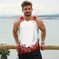 thumbnail image 6 of Daiia Winter Christmas Snowflake Printed Men's Quick Dry Fit Muscle Tank Top Slim-Fit Tank Workout Tank Top Lightweight Sports Tank Top-3X-Large, 6 of 7