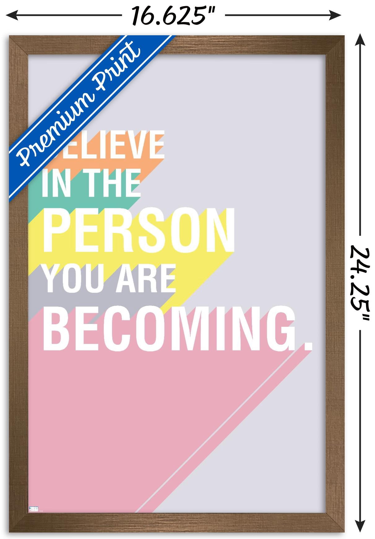 Jenny Redman - Believe Wall Poster, 14.725" x 22.375", Framed