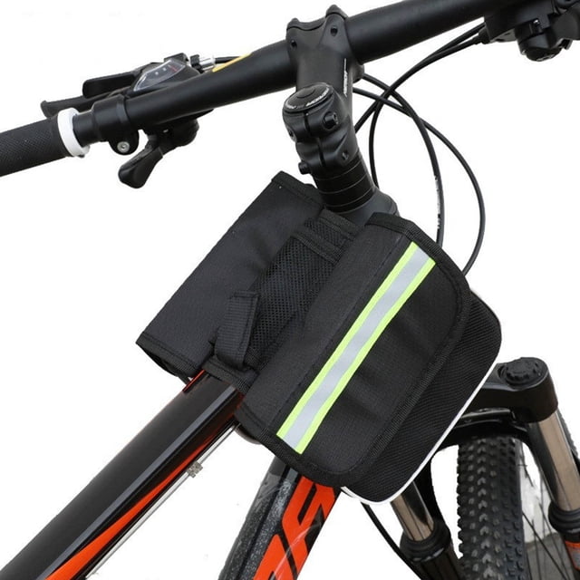 Oliegs Riding Bike Hardshell Bag Three In One Upper Tube Front Beam Saddle Bag
