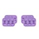 thumbnail image 1 of Molde de Silicona Macarena Grado Alimenticio Semiesfera 6 agujeros para Pudín DIY, 1 of 8