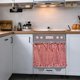 thumbnail image 5 of Falda para Horno Hecha A Mano - Cortina Decorativa de Tela de Lino con Volantes y Cintas MNFD, 5 of 7