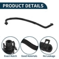 thumbnail image 4 of Manguera del radiador Unique Bargains, manguera de calefacción del radiador, manguera de salida del radiador No. BV618K012DH para Ford Kuga 2013, tubo de refrigerante de goma negro 1 Pc, 4 of 6