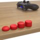 thumbnail image 4 of 8 PCS Accesorios de controlador de silicona Piezas de repuesto de piel, Empuñaduras de pulgar antideslizantes Cubiertas de palanca de mando Tapas de palanca de mando para PS2 PS3 PS4 XBOX360 Adepaton 2033334-3, 4 of 9