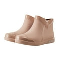 thumbnail image 2 of Short Rain Boots for Women Wide Width Fashion Waterproof Boots Ankle Boots Non Slip Work Shoes, 2 of 9