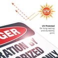 thumbnail image 6 of Operation By Authorized Personnel Only Sign, OSHA Danger Sign, 24x36 Corrugated Plastic, 6 of 7
