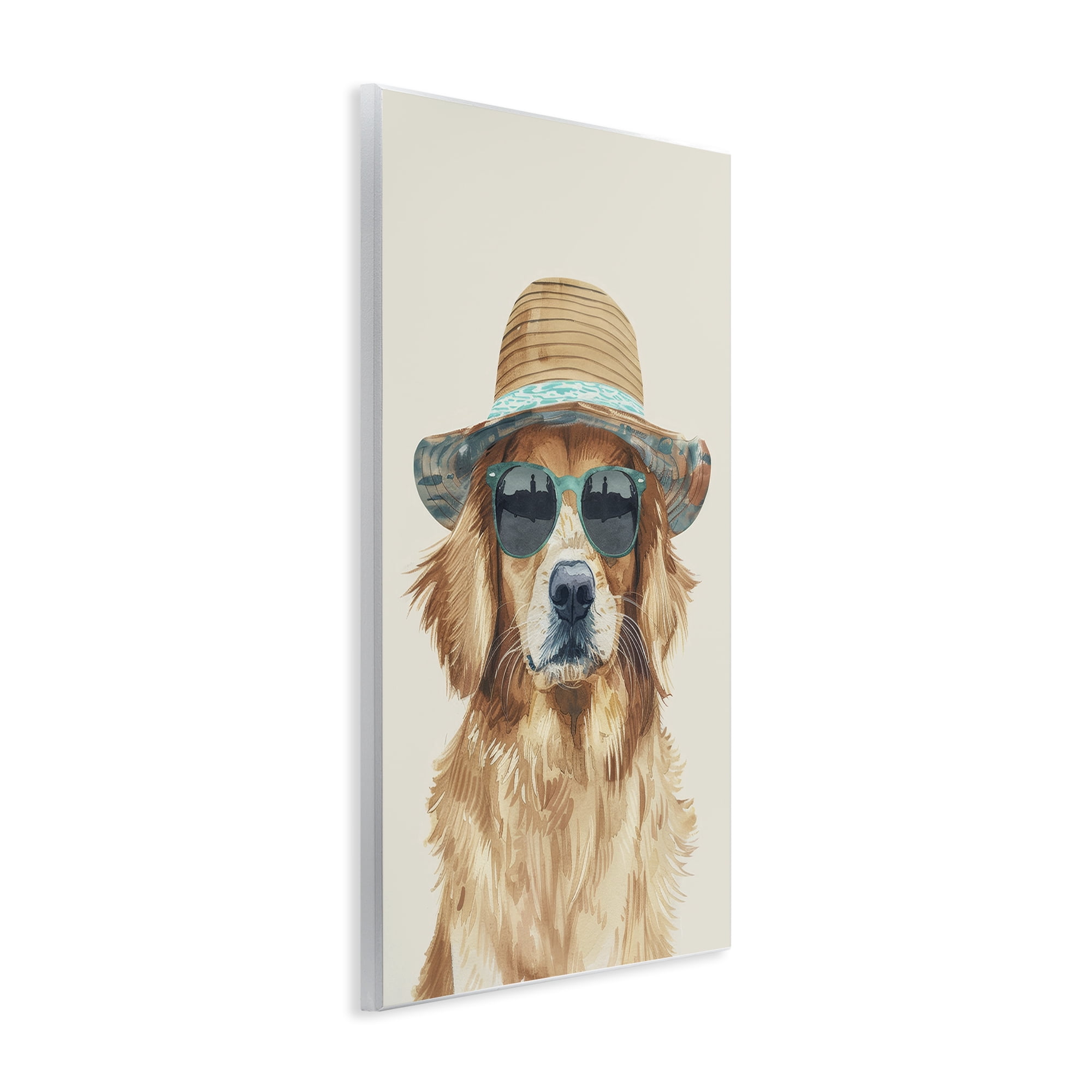 Stupell Industries Hipster Labrador Dog Animals & Insects Painting Unframed Art Print Wall Art, 13 x 19