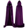 thumbnail image 5 of Fancy Cosplay Costumes Cosplay Costumes Velvet Cloak Long Hooded Cloak Halloween gift 110-130-150-170 Family-Match, 5 of 7