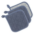 thumbnail image 1 of Design Imports CAMZ12836 Stonewash Blue Terry Potholder (Set 3), 1 of 2