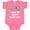 Hot Pink, variant on Inktastic Best Gram Ever Grandchild Boys or Girls Baby Bodysuit