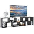 thumbnail image 1 of Patiojoy 3 PCS Adjustable TV Stand Minimalist Entertainment Center for 43 55 60 65 Inch TV Media Console Table Black, 1 of 10