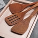 thumbnail image 2 of GOOHOCHY 3 espátulas de madera para cocina, espátula para parrilla, espátula de madera para wok, espátula para freír, espátula para carne., 2 of 5