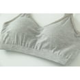thumbnail image 5 of SMihono Everyday Basic Bra Comfort Cami Tank Bralettes for Women Adjustable Straps Bralette Padded Seamless Workout Bralette Gray XL, 5 of 5