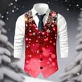 thumbnail image 2 of MuXiKeJi Clothes Men’s Christmas Vest,Fashion Festival Outerwear Vests,Holiday Season Christmas Prom Apparel Adult Winter Warm Clothes, 2 of 5